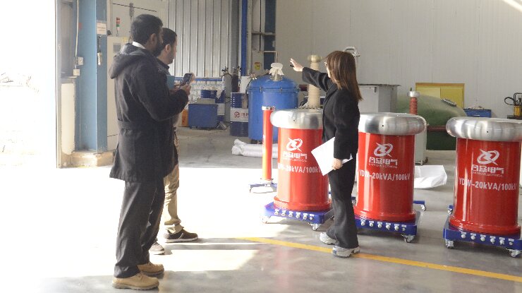 國(guó)外客戶到訪合眾電氣